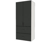 2 Door 2 Drawer Tall Cabinet